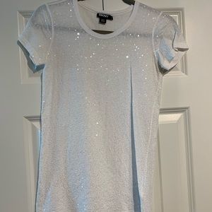 Sequined t-shirt. Perfect for New Year’s Eve!